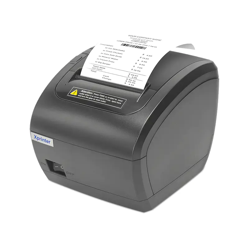 طابعة فواتير حرارية Xprinter XP-Q838L - 80mm — USB + LAN